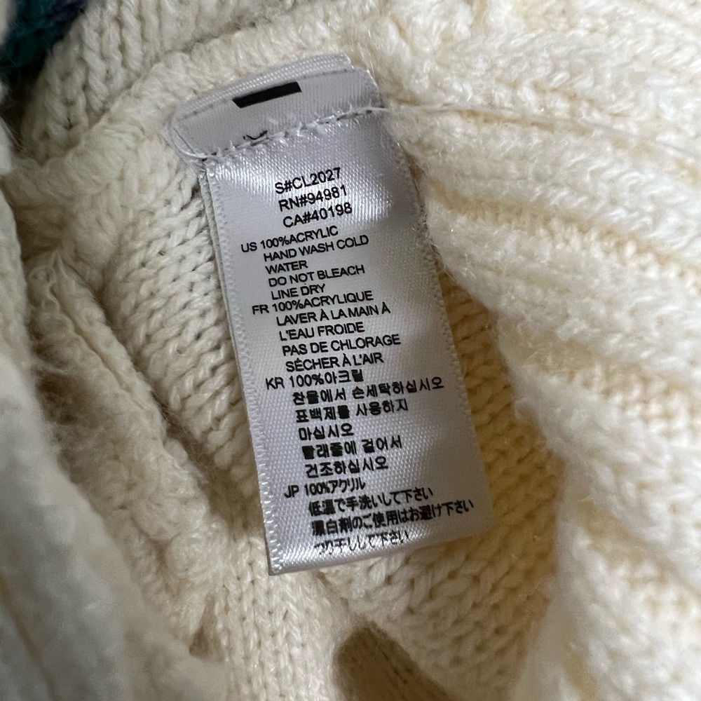 Multicolor Striped Women's Cardigan Sweater - Picture 7 of 9